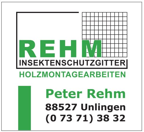 Rehm Peter - Insektenschutz