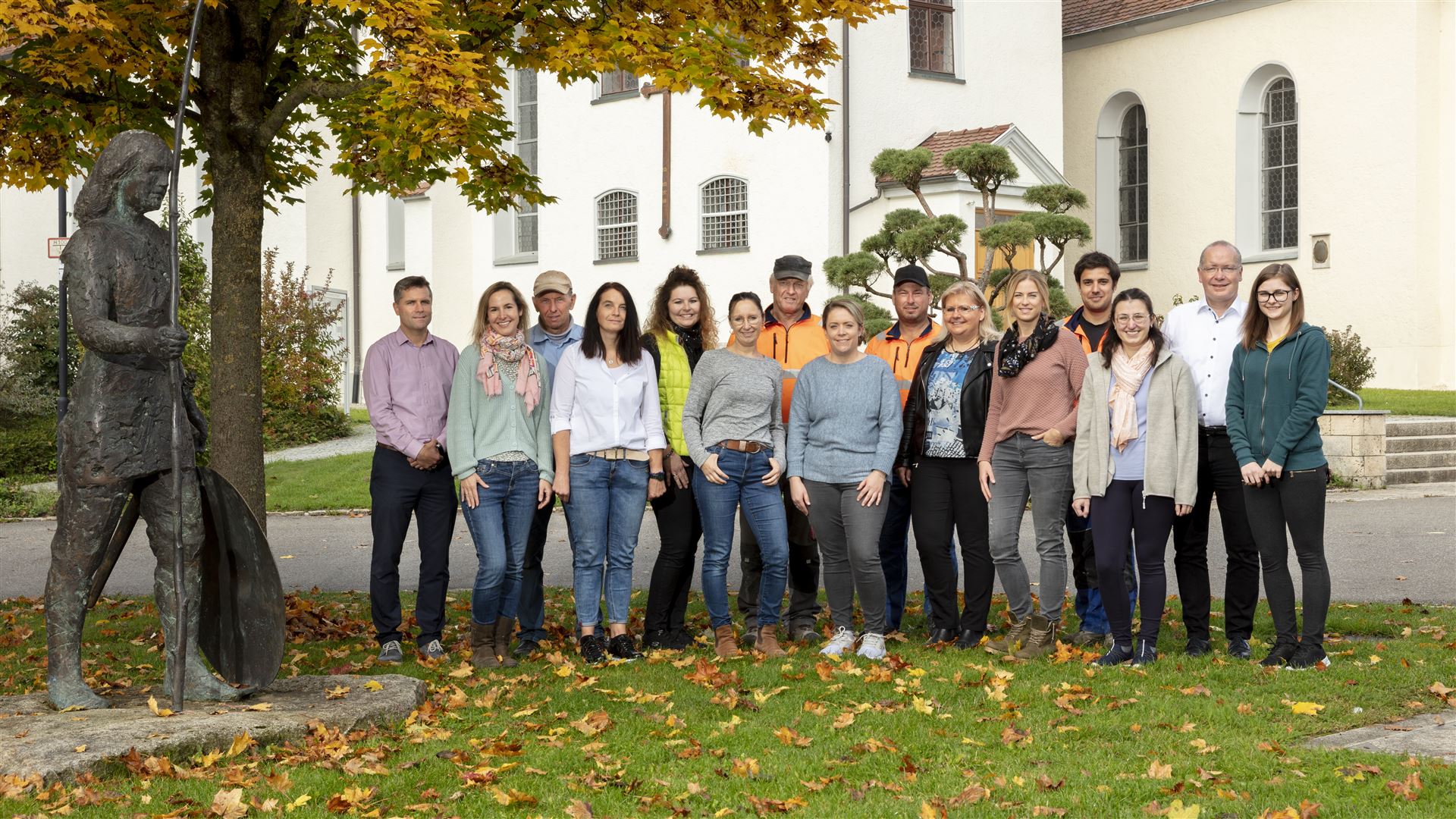 Das Rathaus- und Bauhofteam der Gemeinde Unlingen 