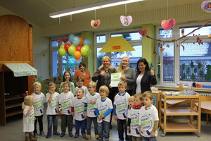 Zertifizierung des Kindergartens "Kleiner Drache" in Uigendorf